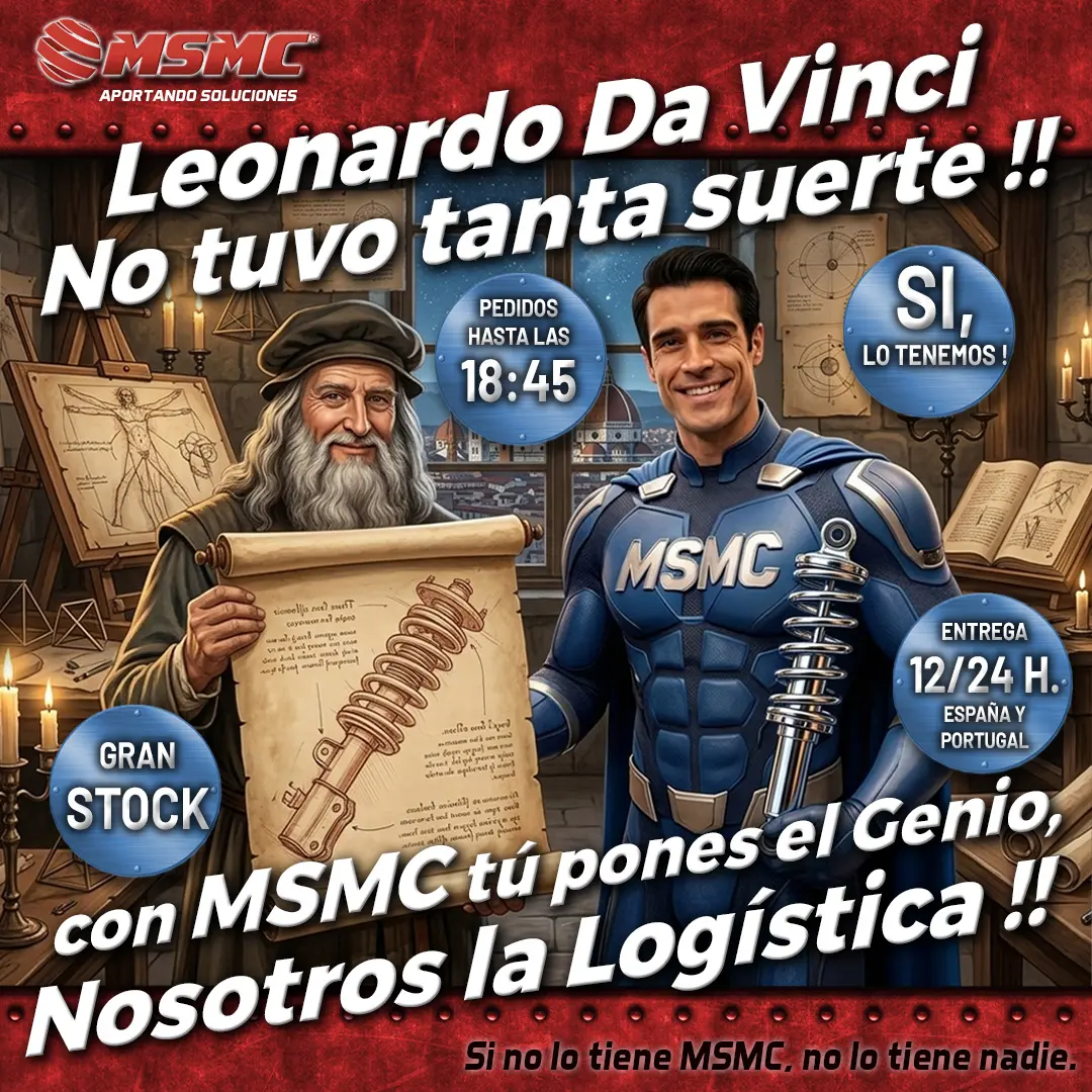 Leonardo da Vinci no se enteraba... MSMC tiene la cura 🎨🔧